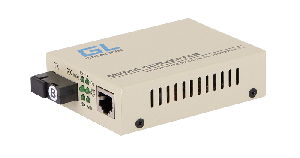 Медиаконвертер из UTP, 100/1000Мбит/c в WDM, LFP, SM, SC, Tx:1550/Rx:1310, 18 дБ (до 20 км)