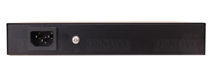 PoE коммутатор Fast Ethernet на 10 RJ45 портов. Порты: 8 x FE (10/100 Base-T) с PoE (IEEE 802.3af/at), 2 x GE (10/100/1000 Base-T). Мощность PoE на порт - до 30W. Суммарно до 115W. до 250м, изоляция портов (VLAN). Встроенная грозозащита 6кВ. AC100-240V (123W). 210x35x150мм. -10...+55 гр. С.