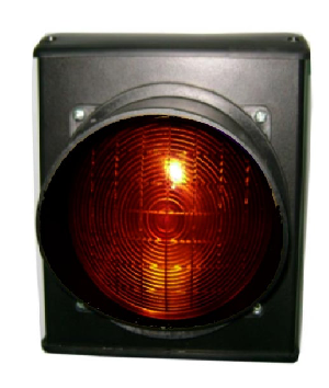 Светофор светодиодный, 1-секционный, красный, 230 В