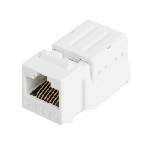 Модуль-вставка типа KeyStone, Кат.5e, RJ45/8P8C, FT-TOOL/110/KRONE, T568A/B, неэкранированный, белый