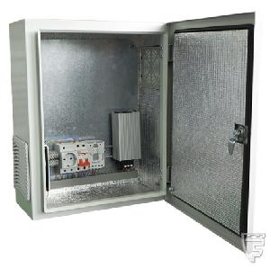 Термошкаф утепленный с нагревателем и вентиляцией 400х500х230 мм