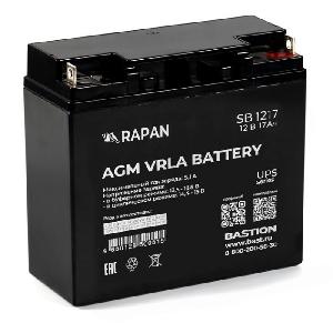 Аккумулятор свинцово-кислотный тип AGM 17V 17 А/ч, 12В, 76х181х167мм. Срок службы 4 года