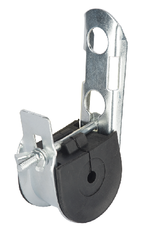 Зажим поддерживающий, промежуточный, диаметр кабеля от 5 до 8 мм, максимальная рабочая нагрузка 4 Кн