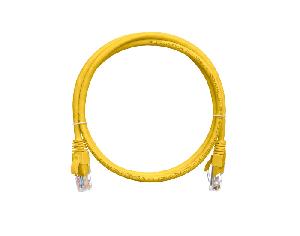 Патч-корд 3,0 метра U/UTP 4 пары, Кат.5е, PVC, желтый (NMC-PC4UD55B-030-YL), 2хRJ45/8P8C, T568B, Molded
