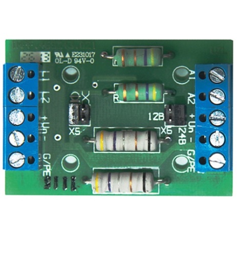 В устройство защиты коаксиальных, симметричных и питающих линий(12/24В); одна плата