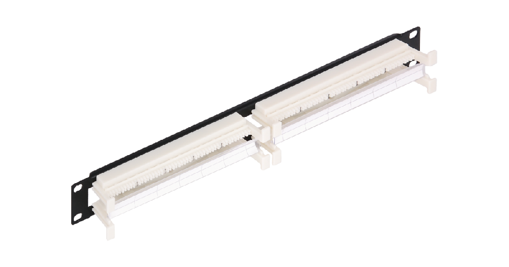 Коммутационная панель 110, 19", 1U, 100 пар, с этикеткой