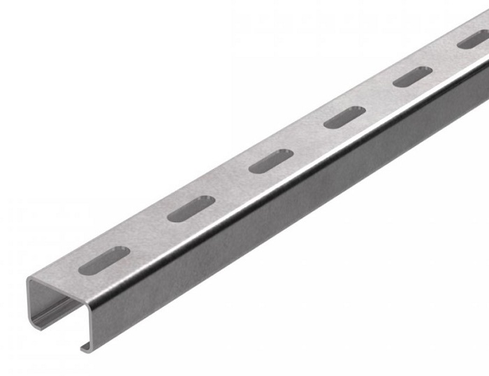 Траверса монтажная (С-образный профиль) 30х20х2500 (1,5 мм)