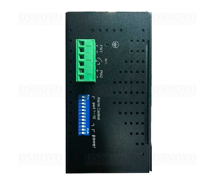 Промышленный управляемый (L2+) PoE коммутатор Gigabit Ethernet на 10 портов. Порты: 8 x GE (10/100/1000Base-T) с PoE (до 30W) + 2 x GE Combo (RJ45 10/100/1000Base-T+ SFP 1000Base-X).