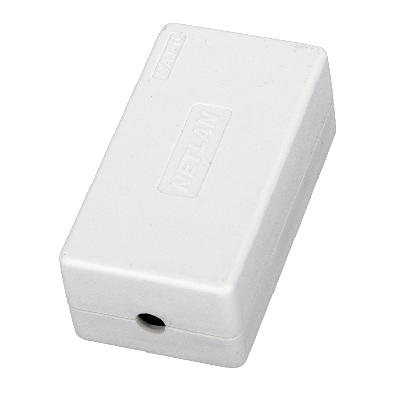 Кабельный соединитель IDC-IDC, Кат.6 (Класс E), 250МГц, 110/KRONE, T568A/B, неэкранированный, белый