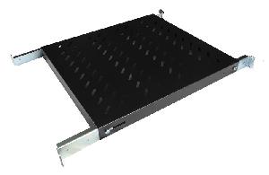 Полка стационар. 19", для шкафов глуб. 1000, 702/902мм, нагрузка 100 кг, чер