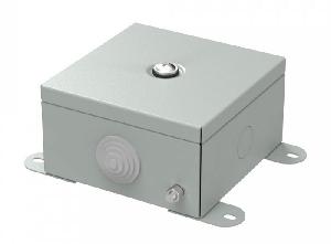 Коробка распределительная металлическая серая 110х110х65 (12 шт/кор)