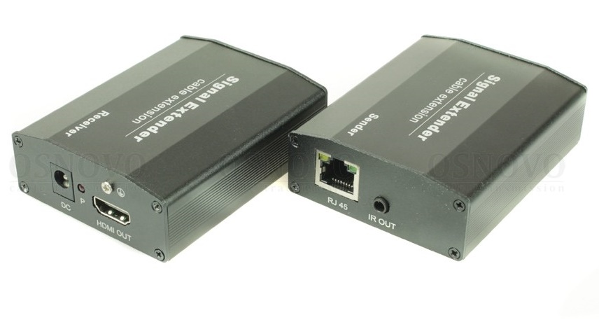 Комплект для передачи сигнала HDMI по сети Ethernet. Расстояние передачи "точка-точка" до 170м.