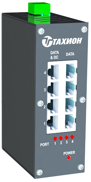 Инжектор 4-х канальный предназначен для питания по сети Ethernet IР-камер или другого оборудования, поддерживающего стандарты технологии PoE IEEE 802.3af, IEEE 802.3at. 