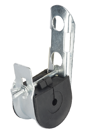 Зажим поддерживающий, промежуточный, диаметр кабеля от 8 до 12 мм, максимальная рабочая нагрузка 4 Кн