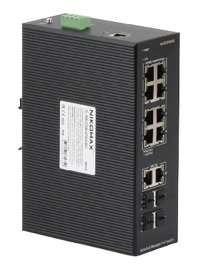 Управляемый промышленный L2 коммутатор 8*10/100/1000Мбит/с PoE (af/at), 2*10/100/1000Мбит/с PoE (BT), 2*1Гбит/с SFP, 2*2.5Гбит/с SFP, Крепление на DIN-рейку, 2*ввода питания, питание 12-55В (блок питания 420Вт поставляется отдельно), -40С +85С.