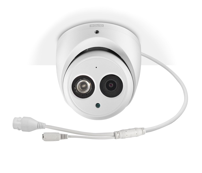 Купольная Eyeball&nbsp;&nbsp;видеокамера&nbsp;&nbsp;8 Мп, 1/2,5'' КМОП; объектив 4 мм; H.265