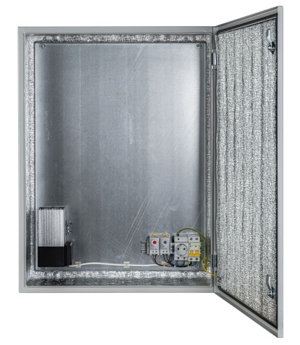 Климатический навесной шкаф шкаф с предстартом, IP66, Габариты (внешние): 600х800х250 мм, Габариты (внутренние): 577х777х220 мм, -55°С +50°С