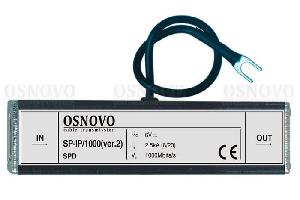 Устройство грозозащиты для локальной вычислительной сети (скорость до 1000 Мб/с), 1 вход (RJ45-мама), 1 выход (RJ45-мама). 25x25x104мм. Рабочая температура: -40…+80°С.