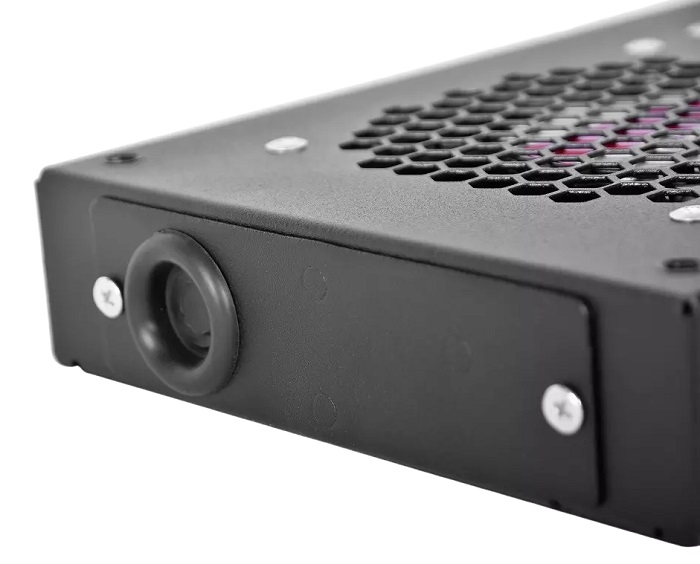 Модуль вентиляторный, 3 вентилятора, колодка, цвет черный