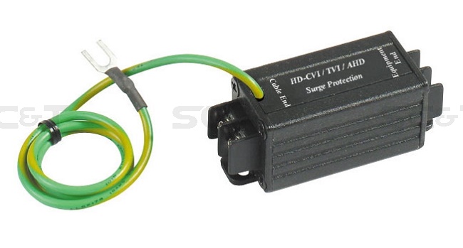 Устройство грозозащиты цепей видео HDCVI/HDTVI/AHD одноканальное, для кабеля витой пары. Трёхступенчатая защита. Полоса пропускания видеосигнала до 60MHz. Вх. - Клм. Вых. - Клм. 25,4x25,4x79,3мм. -40...+85°C