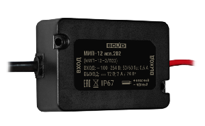 Модуль источника питания - входное - сеть 50/60 Гц - 100-267 В, выходное - 12В-2А. Защита оболочки IP67, от минус 40 до +50°С