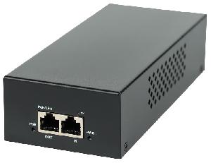 Инжектор POE, 1 POE порт (1000 Мбит/с), бюджет до 90 Вт.