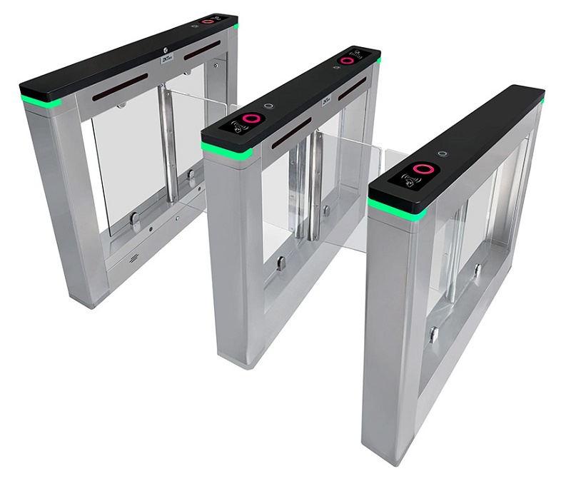 Турникет распашной центральный модуль, режим антипаника, корпус - нержавеющая сталь, ширина прохода&nbsp;&nbsp;650 мм,&nbsp;&nbsp;материал створок акрил, LED-индикация, питание АC 110 В / 220 В (50/60Гц), размеры 1200 х 150 х 980 мм.