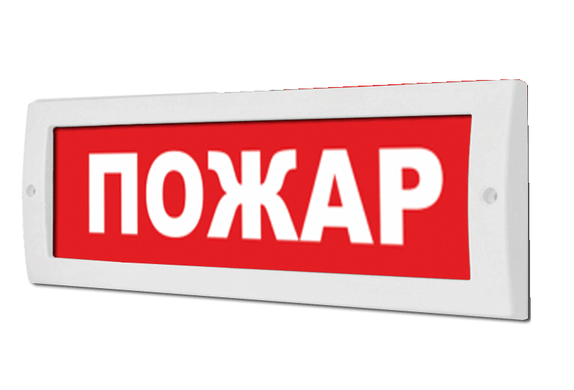 Плоское световое табло, 18-27.6В, 26мА, 304х103х19мм, 0.22кг, -30С..+55С, IP52.