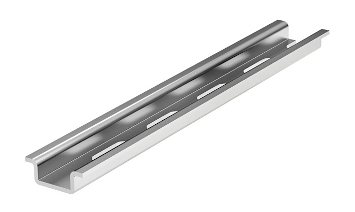 DIN-рейка перфорированная OMEGA 2F, 15х5,5мм. (Цена за метр) (2 метра)