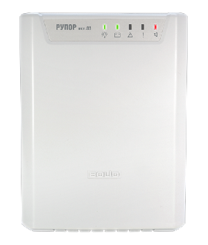 Блок речевого оповещения, один канал, до 40 Вт, 5 уровней ограничения выходной мощности, до 127 сообщений длительностью 84 с, две линии&nbsp;&nbsp;RS-485. Возможность трансляции сигналов ГО и ЧС. Питание от сети 220 В, возможность установки аккумулятора 12В, 7 Ач. От -10 до +55°С