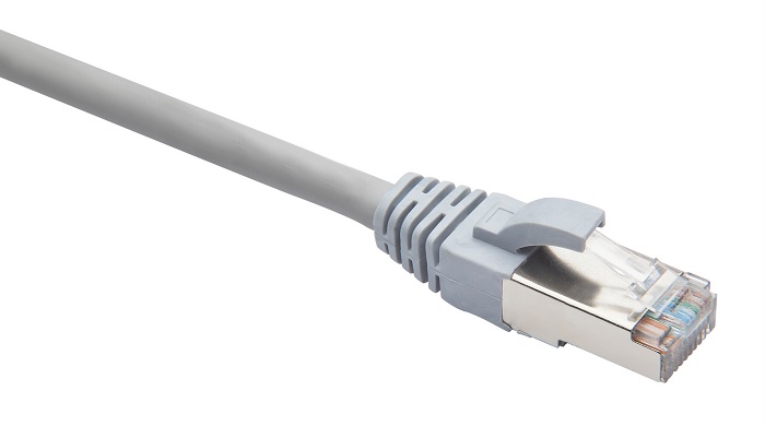 Патч-корд F/UTP Кат.5е, LSZH нг(А)-HF 2,0 м, серый