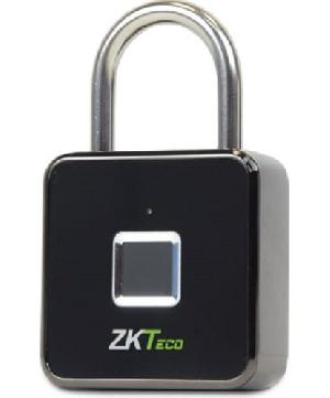 Навесной биометрический замок по отпечатку пальца, 10 шаблонов.Зарядка Micro-USB. Срок службы батареи 1000 сканирований.