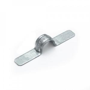 Скоба металлическая двухлапковая СМД d12-13 мм для монтажного пистолета (без отверстий) (100шт/уп)