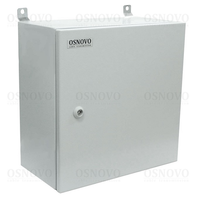 Уличный коммутатор с термостабилизацией, грозозащитой и резервным питанием на базе уличной станции OSNOVO OS-44TB1. Порты: 6 x FE (10/100Base-T) с PoE (до 30W) + 2 x FE (10/100Base-T) с PoE (до 60W) + 1 x GE (10/100/1000Base-T) + 2 x GE SFP (1000Base-X)