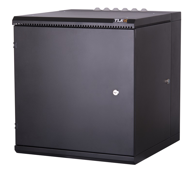 Настенный двухсекционный&nbsp;&nbsp;шкаф 19", 18U, металлическая дверь, промышленный, степень защиты IP55, Ш600хВ904хГ600мм, черный.