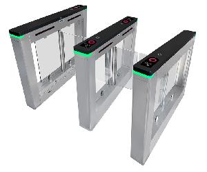 Турникет распашной центральный модуль, режим антипаника, корпус - нержавеющая сталь, ширина прохода&nbsp;&nbsp;900 мм,&nbsp;&nbsp;материал створок акрил, LED-индикация, питание АC 110 В / 220 В (50/60Гц), размеры 1200 х 150 х 980 мм.