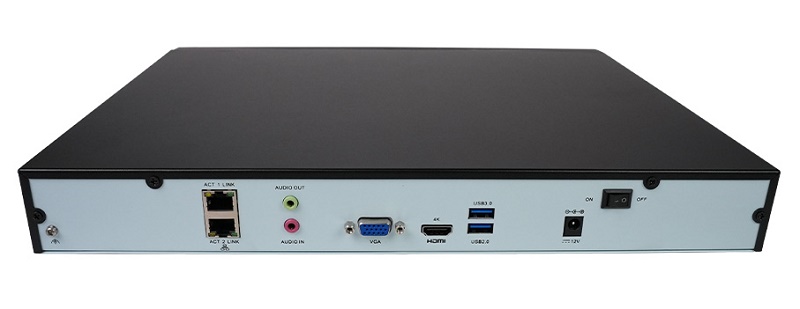 Видеорегистратор для IP-видеокамер TRASSIR, ActiveCam, HiWatch, Hikvision, Wisenet, Uniview и Dahua под управлением TRASSIR OS (Linux) с возможностью подключения к CMS для ритейла и небольших объектов. Запись и воспроизведение до 16 IP видеокамер (суммарный поток до 384 Мбит/сек). Поддержка ActiveSearch, Детектор активности, ActivePOS, CMS, СКУД Sigur, СКУД Орион, Скрипты, Offload, Cloud. Разрешение записи до 8 MП. Поддержка кодеков H.265, H.2