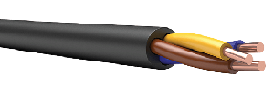 Кабель силовой огнестойкий, бухта 100 м., 4х1,5 мм, цена за метр.