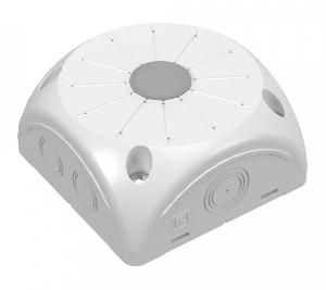 Коробка распределительная для видеокамер двухкомпонентная безгалогенная (HF) белая 100х100х50 (20шт/кор)