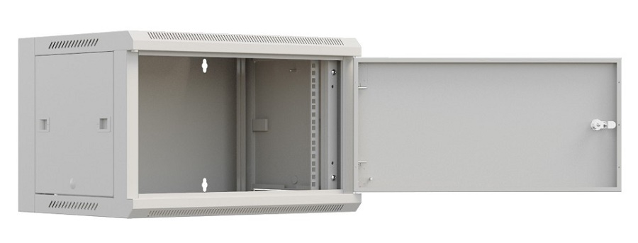 Шкаф настенный телекоммуникационный 12U 600х600х635мм, дверь металлическая