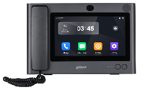 Мастер-станция, OS Android 11, 10-дюймовый емкостный ЖК-дисплей, 1024×600, Микрофон на гибкой стойке, угол наклона кронштейна 0–45 °.<br />
HDMI видеовыход с разрешением до 1024×600. Удалённое открытие дверей, пддерживает 4 канала 720P. Запись видел, снимкоа и сохранение информации на SD-картах. Возможность подключить к главной станции до 300 IP VTA. Предлагает двусторонняя аудиосвязь  между станциями.