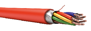 Кабель огнестойкий, 2х2х0,5 кв мм. ПВХ пластикат с низким дымо-и газовыделением, бухта 200м.