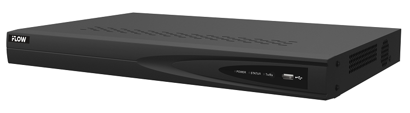 16-и канальный IP-регистратор, Видеовход: 16 IP@8Мп; Аудиовход: 1 канал RCA; 1 VGA и 1 HDMI до 4К; Аудиовыход; 1 канал RCA; H.265+/H.265/H.264+/H.264; Входящий поток 160 Мбит/с; Исходящий поток 80 Мбит/с, поддержка событий обнаружения движения 2.0 IP-камер; до 8Мп. Синхр.воспр. 1 канал@8Мп, 3 канала@4Мп, 6 каналов@1080P; обнаружение движения 2.0 (для 4х каналов); 1 SATA для HDD до 10Тб, 1 10/100/1000M Ethernet интерфейс; тревожные вход/выход 4/1, 2 х USB 2.0; -10°C до +55°C; 12В DC; 15Вт макс (без HDD), метал, блок питания в комплекте