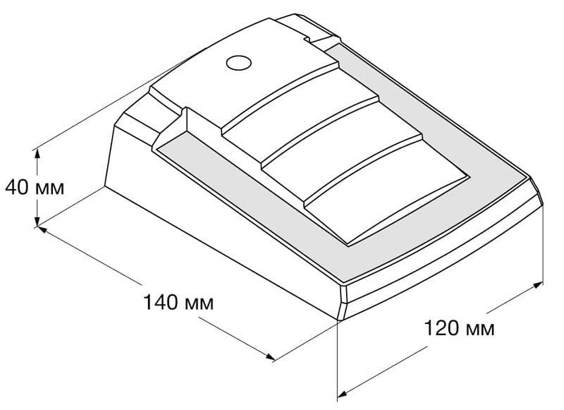 Расширитель тревожных кнопок. Имеет входной и выходной проходные разъёмы RJ45. Расширители подключаются последовательно.
