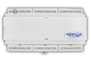 Контроллер охранно-пожарный, Основной канал Ethernet , резервный канал GSM(GPRS), для установки на Din рейку. 8 шлейфов, без модема GSM. Для работы нужна внешняя клавиатура ППКОП или пульт выносной ППКОП.