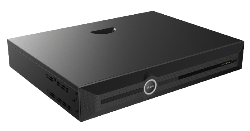 IP-видеорегистратор 40 канальный с поддержкой протокола ONVIF (Profile S/T/G); H.264/H.265/H.265 Smart; разрешение до 16МП; Битрейт до 400мбит/с; Выходы - 1xHDMI(4K), 1xVGA; аудио 1xRCA(вых)/1x3,5мм(вх); HDD - 4 SATA (до 10ТБ), JBOD,RAID0/1/5/6/10, ANR, N+M; Сеть - 2x1 Гб (RJ45)