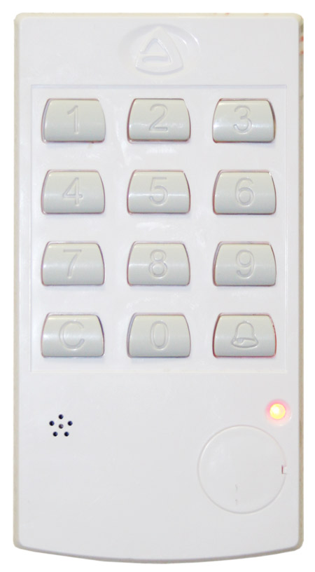 Универсальный считыватель-кодонаборная панель. Преобразует код с клавиатуры в код ТМ. Управление звонком.