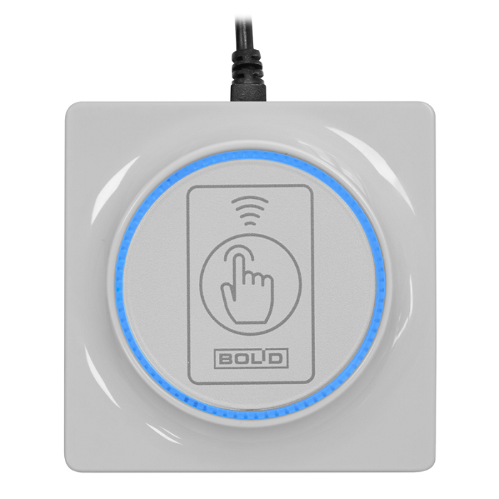 Считыватель для программирования мастер-карт и пользовательских карт для работы со считывателями Proxy-6. Цвет серый