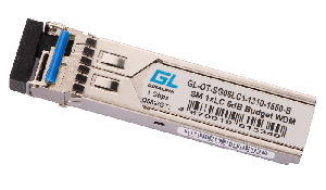 Модуль SFP, WDM, 1,25Gb/s одно волокно SM, LC, Tx:1310/Rx:1550 нм, 6 дБ до 3 км