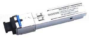 Промышленный SFP Модуль. Одно волокно Single Mode. Скорость: до 1,25 Гбит/c. Тип разъема: SC. Оптический бюджет: 12дБ. Расстояние передачи - до 3км. Tx:1310/Rx:1550. Поддержка DDM. 13,7x12,2x56,7мм. -40…+85°С.